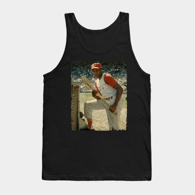 Frank Robinson in Cincinnati Reds Tank Top by PESTA PORA